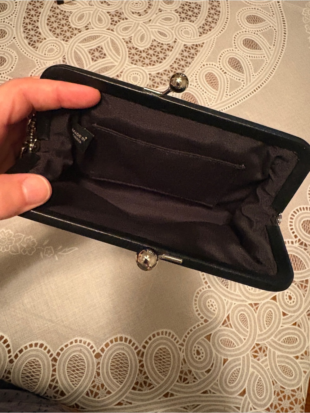 NWOT Coach Women's Black Wristlet Clutch - Elegant Evening Bag - Picture 5 of 7